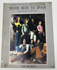 Never Been To Spain Sheet Music Three Dog Night Piano Guitar Vocals Rock Axton
