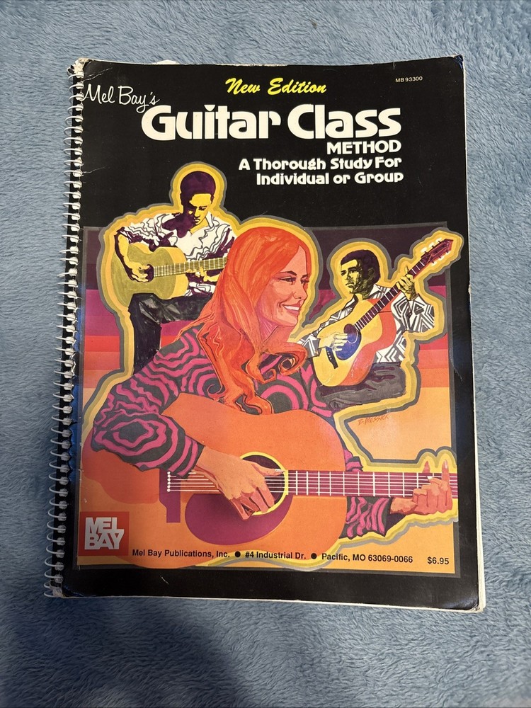Mel Bays Guitar Class Method Book 1976 144 Pages.