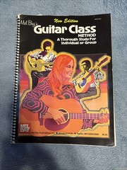 Mel Bays Guitar Class Method Book 1976 144 Pages.