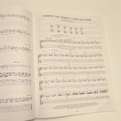 U2 The Best of 1980-1990 Guitar Voice Sheet Music Song Book Rock Tab