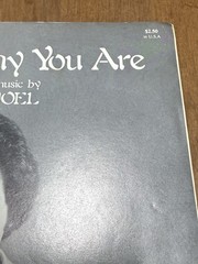 1977 Just The Way You Are VTG Sheet Music by BILLY JOEL Piano Voice Cherry Lane