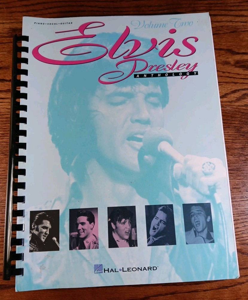 Elvis Presley Anthology Volume Two Piano Vocal Guitar 1994 Hal Leonard Corp.