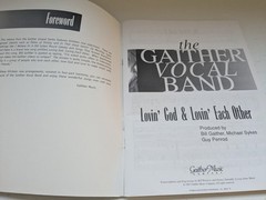 The Gaither Vocal Band: Lovin&rsquo; God & Lovin&rsquo; Each Other Songbook 1997 Sheet Music