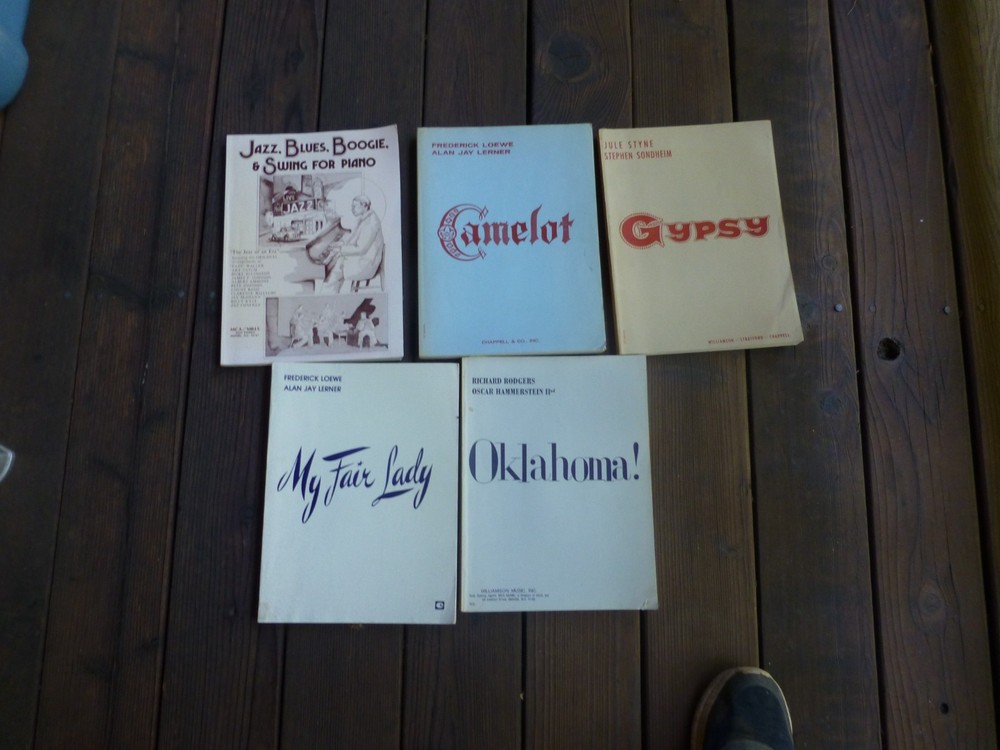 Movie Show Tune Sheet Music books and 1 Jazz