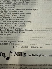 Vtg 1960 Belwin String Builder Book 1 Samuel Applebaum Violin Viola Cello Bass