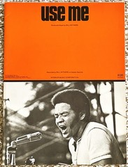 USE ME-BILL WITHERS-SHEET MUSIC-VOCAL-GUITAR-PIANO-1972-PHOTO COVER-12 PAGES