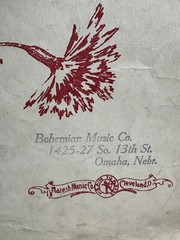 Undated 11×14 Bohemian Mazurka Sheet Music Po Starodavnu (Ye Olden Days)