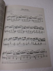 Maurice Ravel Jeux d&rsquo;eau for Solo Piano Sheet Music Edition Peters