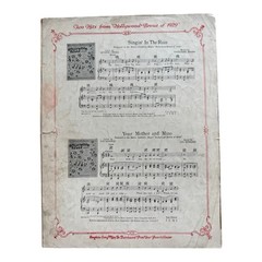 Just You Just Me Sheet Music Marion Davies Marianne MGM Jazz Standard 1929