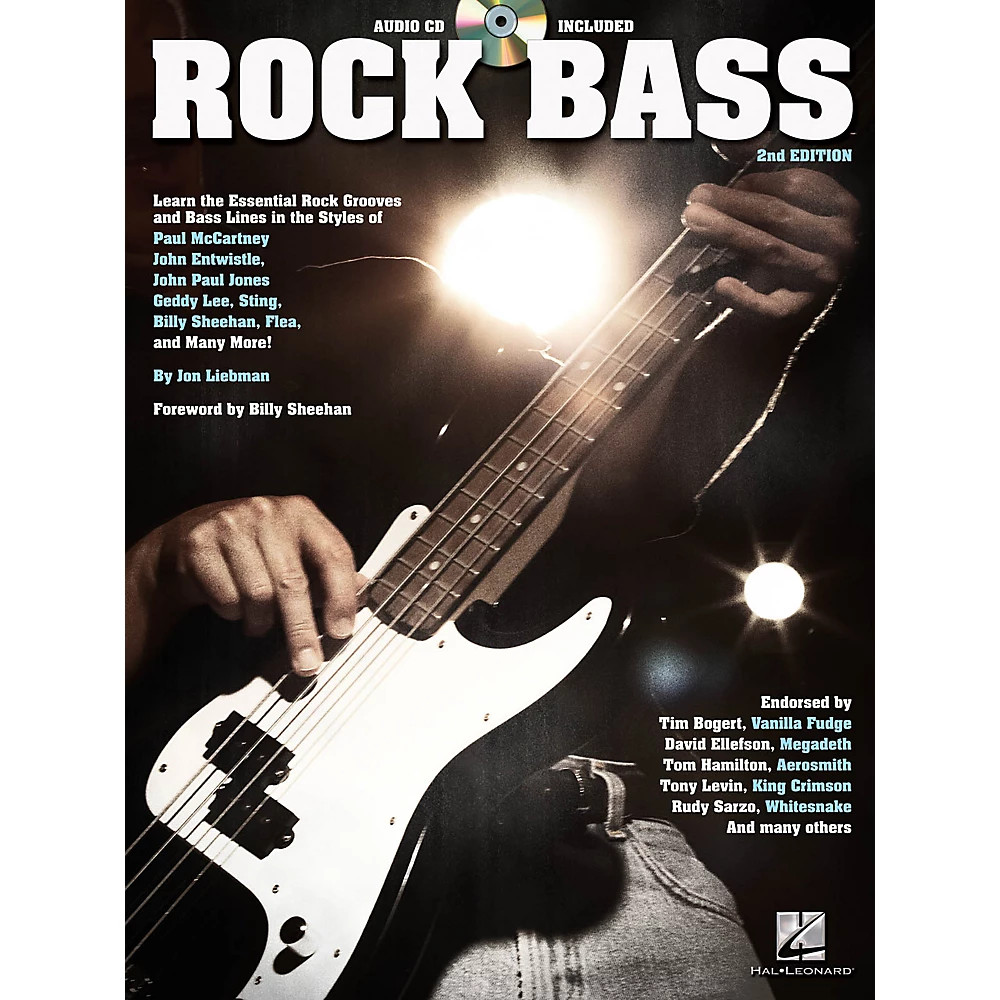 Rock Bass 2nd Edition Bass Instruction Series with CD Written by Jon Liebman