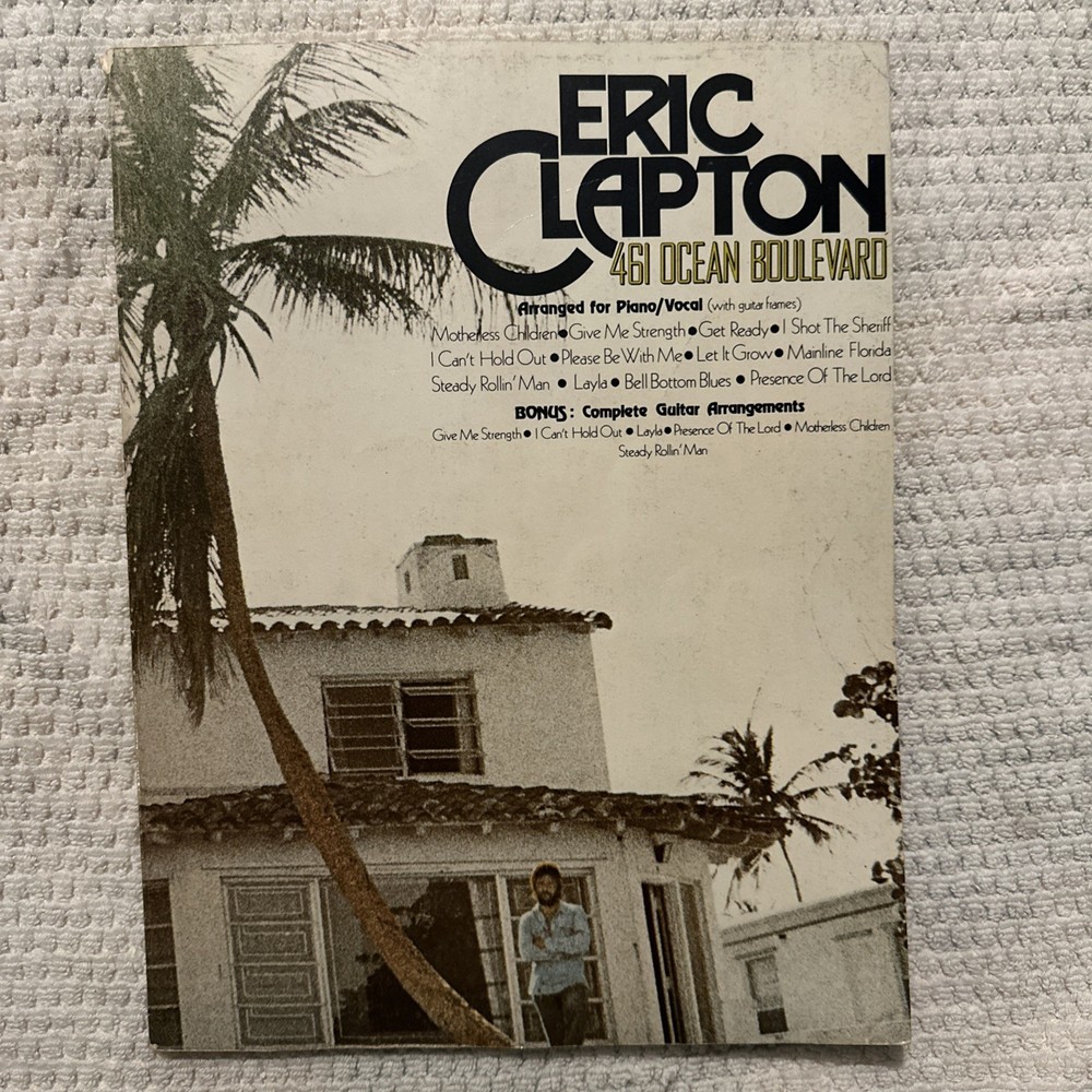 Eric Clapton 461 Ocean Boulevard Sheet Music Piano Vocal Guitar Charles Hansen