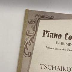 Tchaikovsky Piano Concerto Bb Minor Piano Sheet Music Manhattan 1941 Vintage