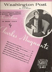 CHARLES MAGNANTE MASSIVE ACCORDION SHEET MUSIC COLLECTION – 16 SELECTIONS on DVD