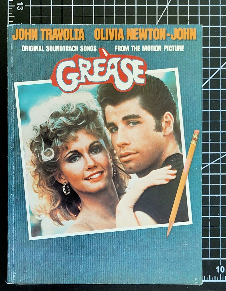 GREASE 1978 movie soundtrack songbook, FREE SHIPPING
