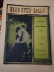 Vintage Sheet Music Blue-Eyed Sally 1924 Voice Piano Ukulele Henry Waterson S248