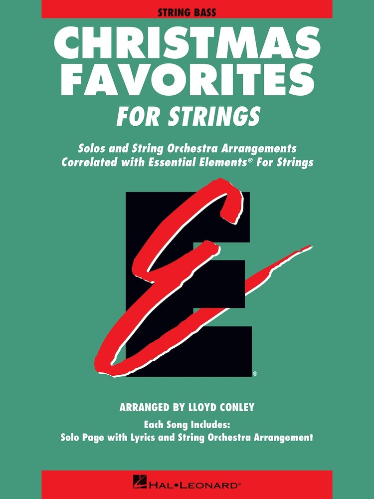 Christmas Favorites for String Bass Essential Elements String Method Music Book
