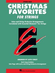 Christmas Favorites for String Bass Essential Elements String Method Music Book