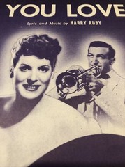 Do You Love Me 1946 Sheet Music Harry Ruby Maureen OHara Dick Haymes Harry James