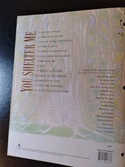 VINEYARD MUSIC « YOU SHELTER ME » SONGBOOK FOR PIANO, GUITAR AND VOCAL