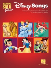Disney Songs Beginning Solo Guitar Sheet Music 15 Songs Chord Melody 000237494