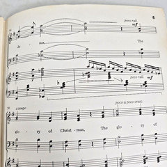 The Glory Of Christmas Sheet Music Piano Lyric 1984 SATB Nelson Wyrtzen Choral