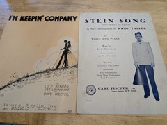 Lot of 10 antique vintage sheet music folios – different songs 1920s-1950s Lot 2