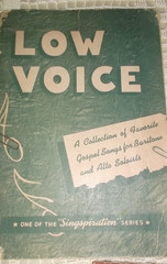 VTG 40s 50s Low Voice Singspiration Music Lot Church Gospel No 1, 2, 3, 5, 6