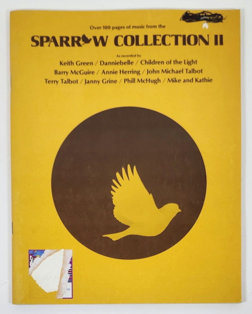 Sparrow Collection II Songbook – VTG Christian -1970s-V/P/G-Sparow Rec.Artists