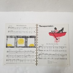 All Year Long Songbook Children Song Music Book School Scholastic Spiral
