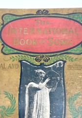 Antique 1901 International Book of Song Hardcover Sheet Music Book Inscription