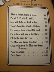 AA 11×14 1909 Cohan Revue sheet music THE MAN WHO OWNS BROADWAY ‘Good Sport’