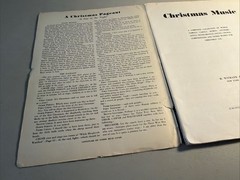 Vintage Christmas Sheet Music Book by M. Witmark & Sons – The Worlds Best Music