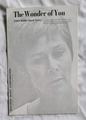 THE WONDER OF YOU Sheet Music Mixed Voice SATB Piano Guitar String Bass Vocal