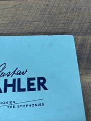 Gustav Mahler The Symphonies Full Orchestra Score Hardcover Breitkopf & Hartel