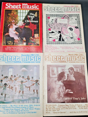 Books & Sheet Music, Popular Songs 1980s & 90s for Piano Vocal Guitar, Lot of 13