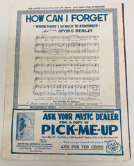 4 Sheet Music Songs By Irving Berlin 1917-1919