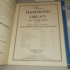 Hammond Organ Music Lot 5 Music Books Feibel Coleman Crawford Harms Vintage