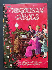 Vintage Christmas Classic Carols Songbook by Whitman ~ Piano/Organ Arrangements