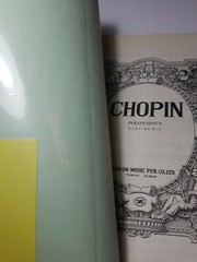 CHOPIN POLONAISEN Piano Album ZEN-ON Piano Library Score Sheet Music Book Japan