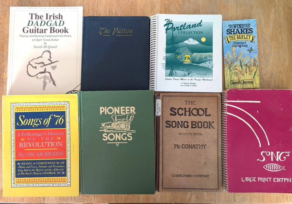 Lot of Traditional, Pioneer, Historic Folk Music Songbooks Regional, Americana