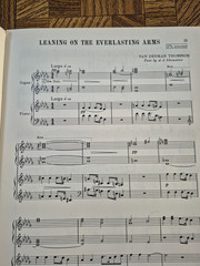 2 BOOKS: HYMN DUETS FOR ORGAN AND PIANO, comp. by Ellen Lorenz 1959 Lorenz Pub