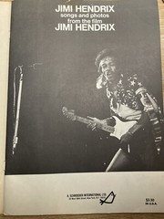 Jimi Hendrix, Songs And Photos From The Film Jimi Hendrix, Songbook