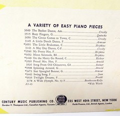 The Little Brakeman Sheet Music 1963 Beginner Easy Piano Voice US Seller
