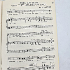 Choir Arrangements No. 2 Back To The Bible Choir Songbook Christian 1958 Vintage