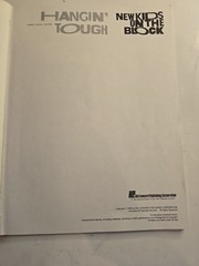 New Kids On The Block NKOTB Hanging Tough 1989 Songbook 56 pages