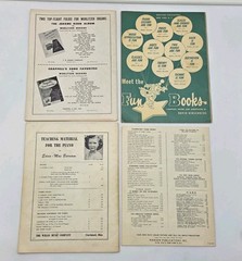 Vintage Piano & Organ Sheet Music & Song Book Lot (1950s–1960s) – 4 Books