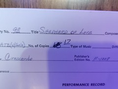 Shepherd of Love Paul Ferrin Choral Series SATB Solo Choir Sheet Music Lot of 17