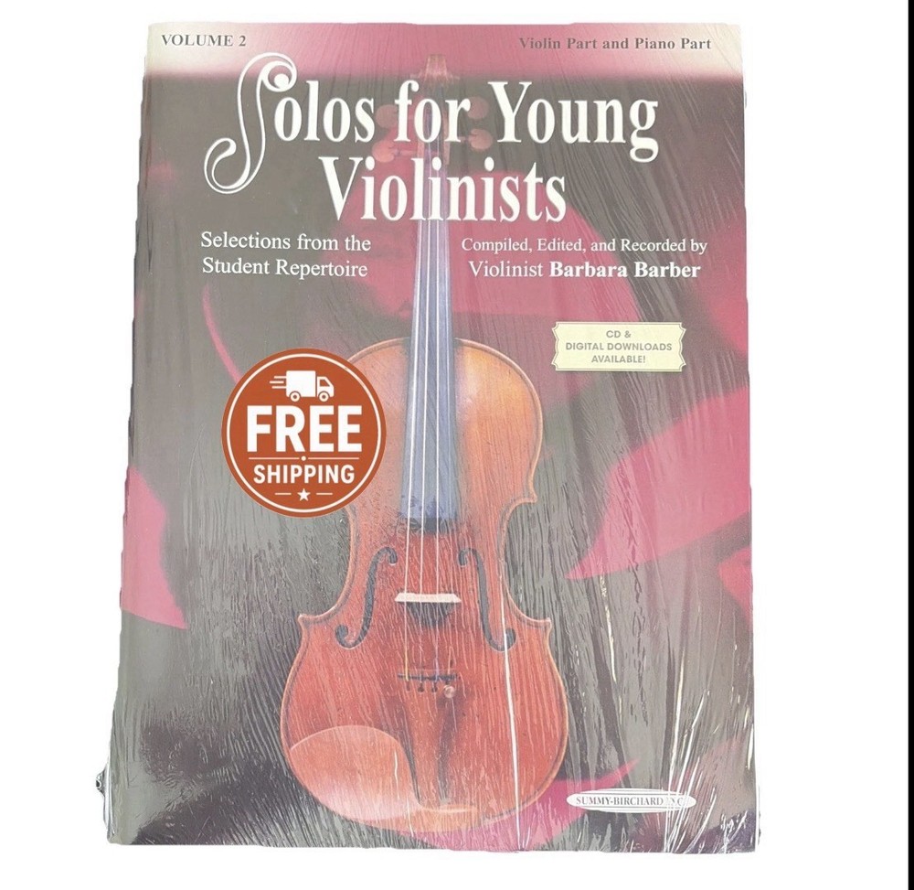 Solos for Young Violinist Vol 2 Barbara Barber Violin Piano Accompaniment