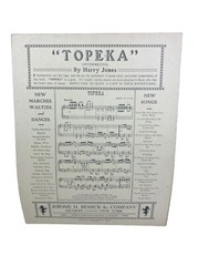 The Merry Widow Waltz Die Lustige Wittwe Witwe Sheet Music Franz Lehar RARE 1907