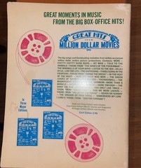 Biggest Pop Hits Sheet Music Great Standards Song Book Big 3 Early 70s